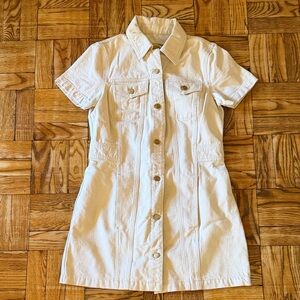 Michael Kors Denim Button-Up Dress